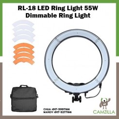 Ring Light RL-18 LED  55W  Dimmable Ring Light with bag